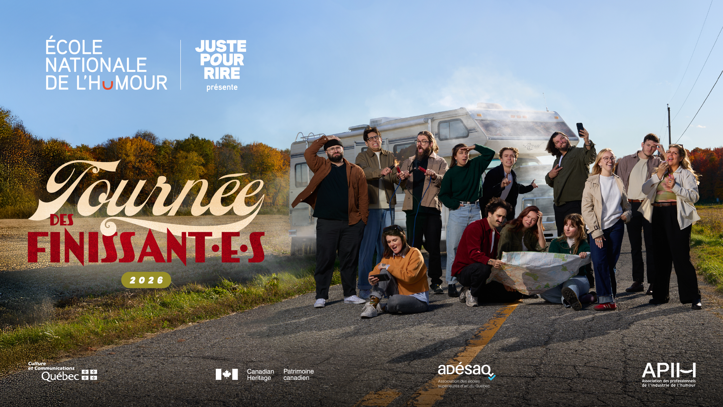 Tournée des finissant·e·s 2026 de l’École nationale de l’humour
