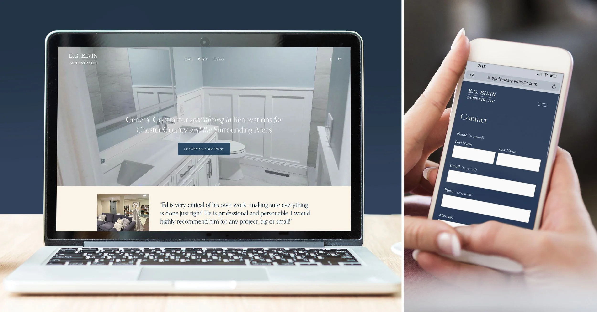 🔗  E.G. Elvin Carpentry Website