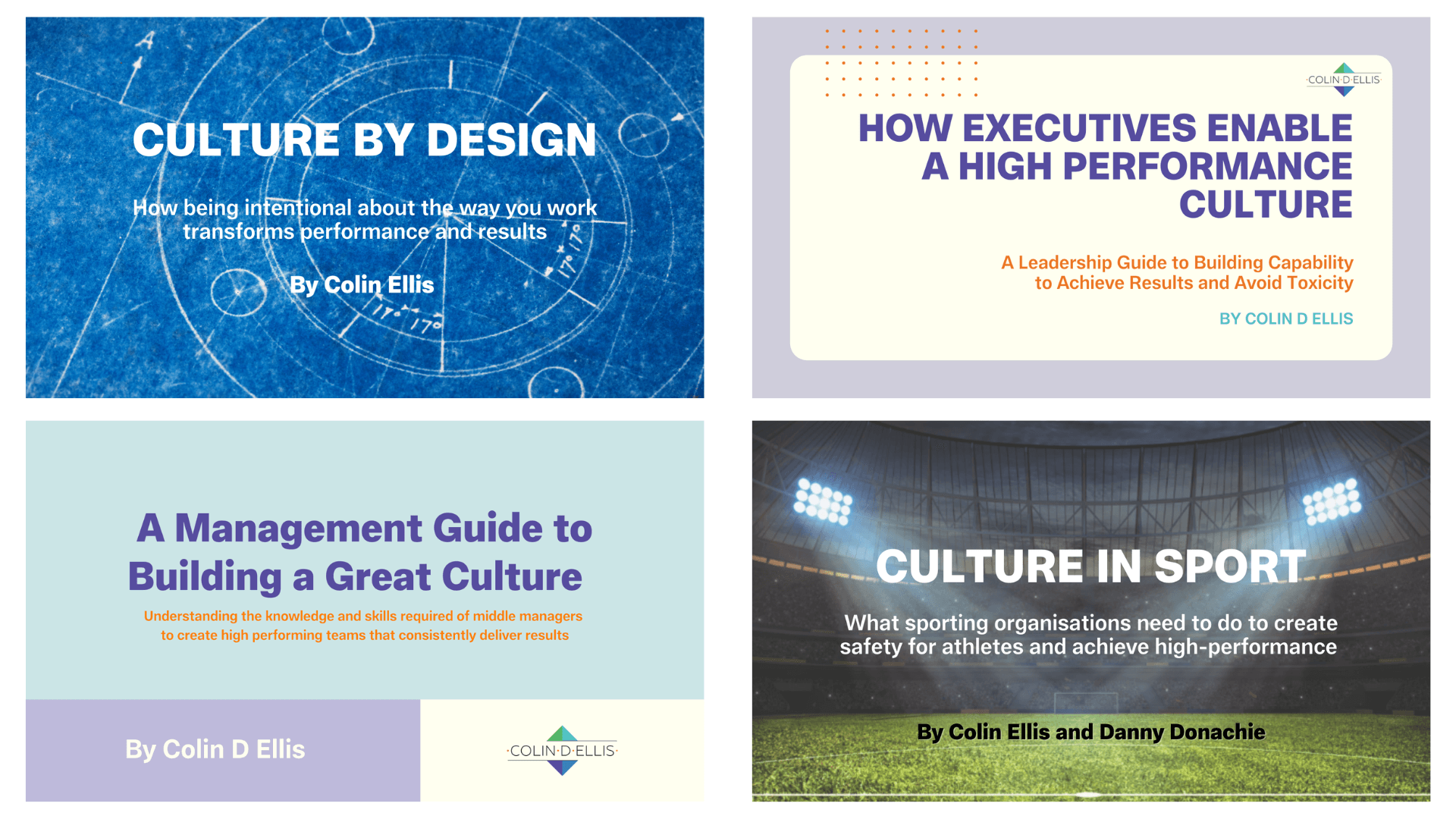 Image that shows the covers of whitepapers written by Colin D Ellis