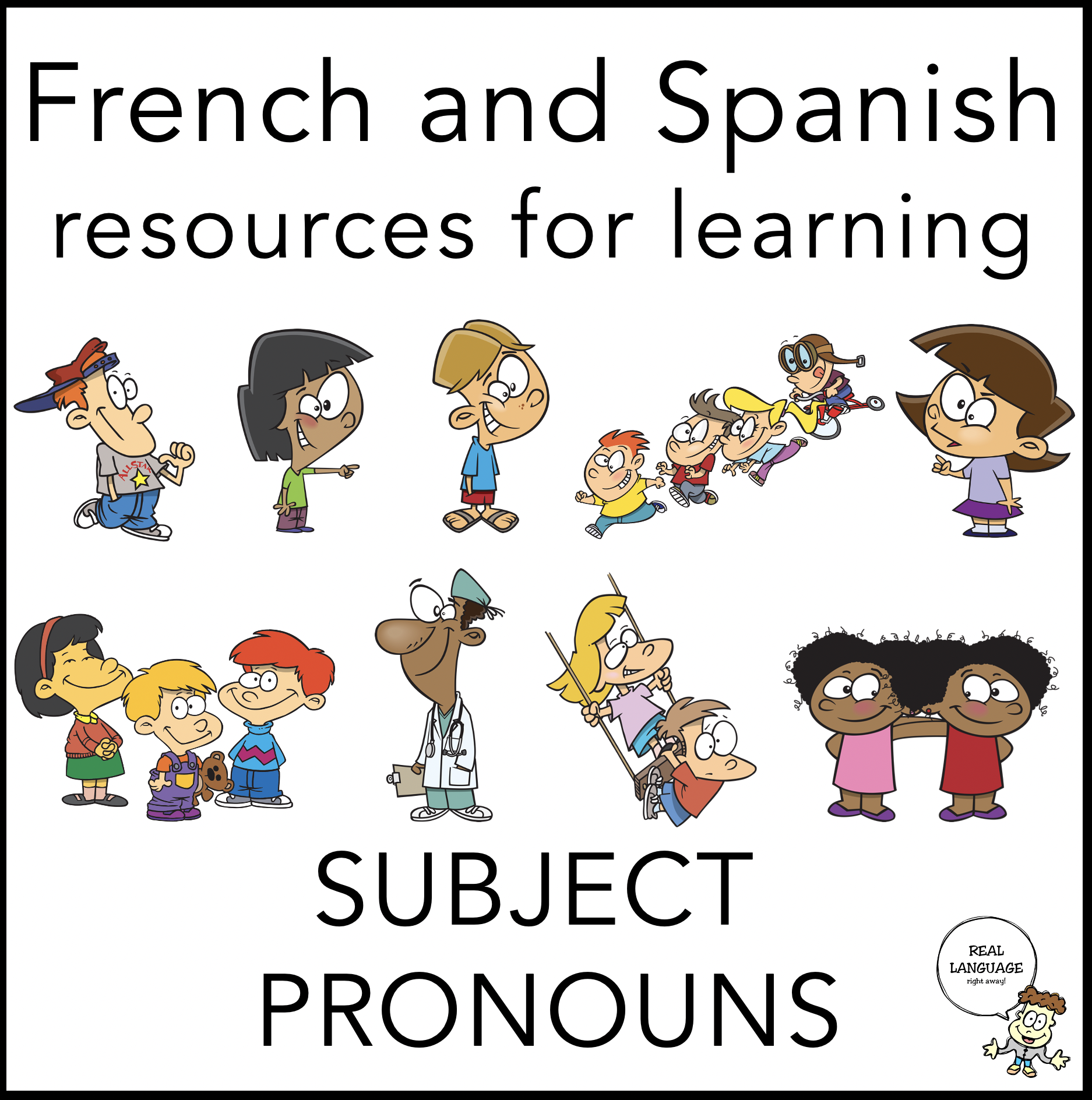 Les pronoms personnels / Los pronombres personales