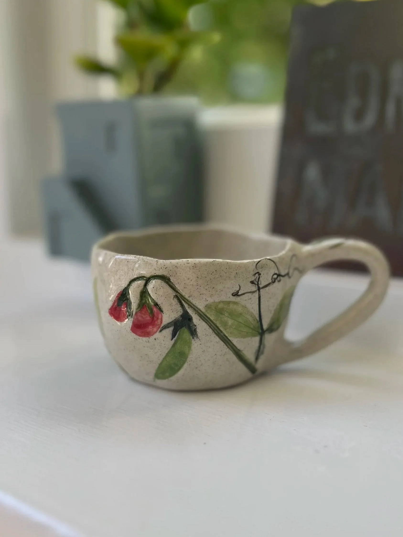 Sweet pea cup