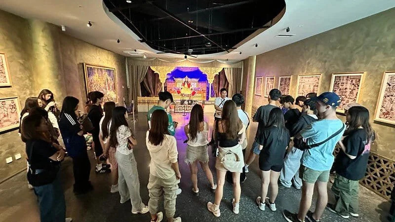 Students exploring Ulaanbaatar to understand traditional culture and modern development in Mongolia.