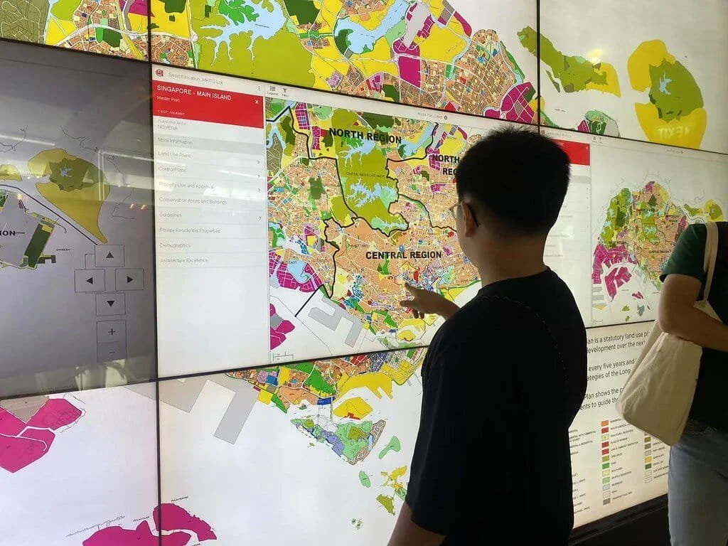 Students on a trip at an educational site.