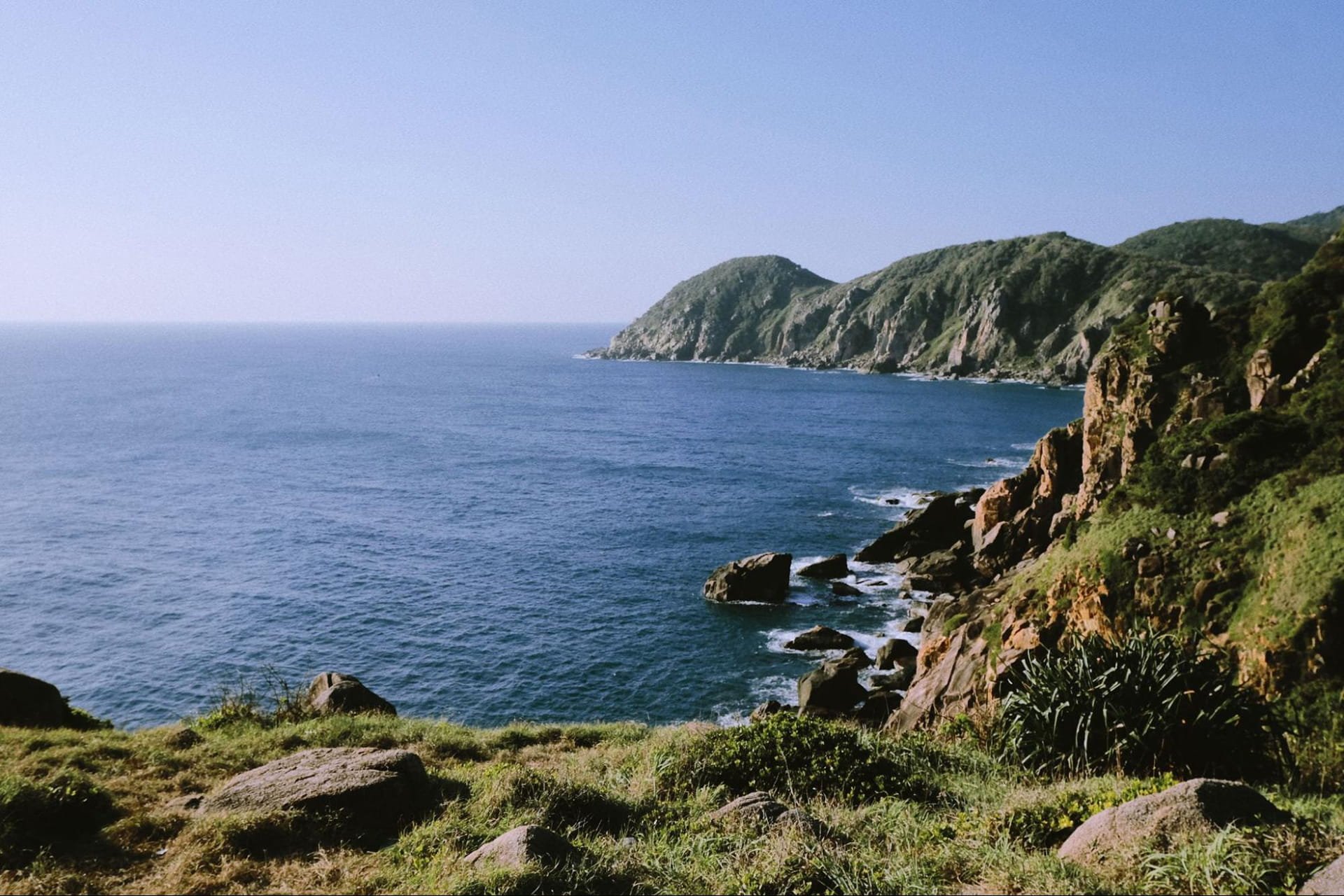 A coastal fishing village in Phu Yen, central Vietnam, on a Beyond Classrooms school trip.