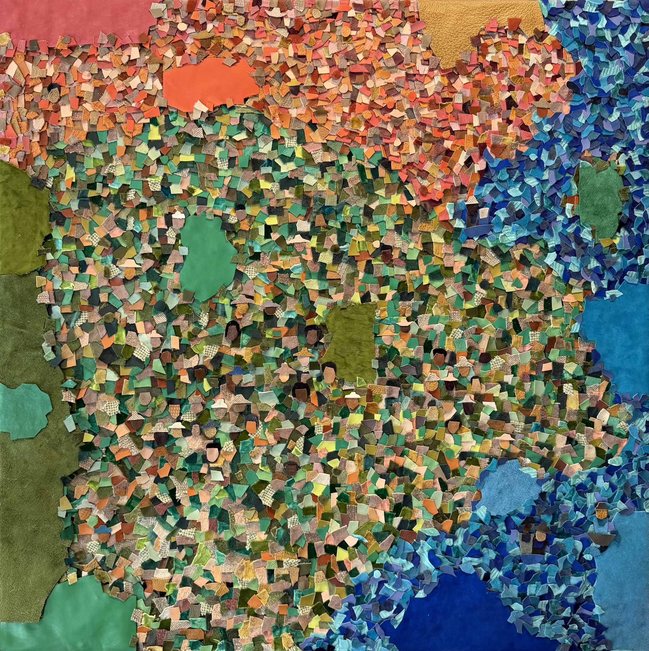 We're The OG's of This, 2025
Mixed Media Materials on Canvas
36in x 36in 
4,500 USD
*Currently on View at Andaz Hotel - West Hollywood, CA 
