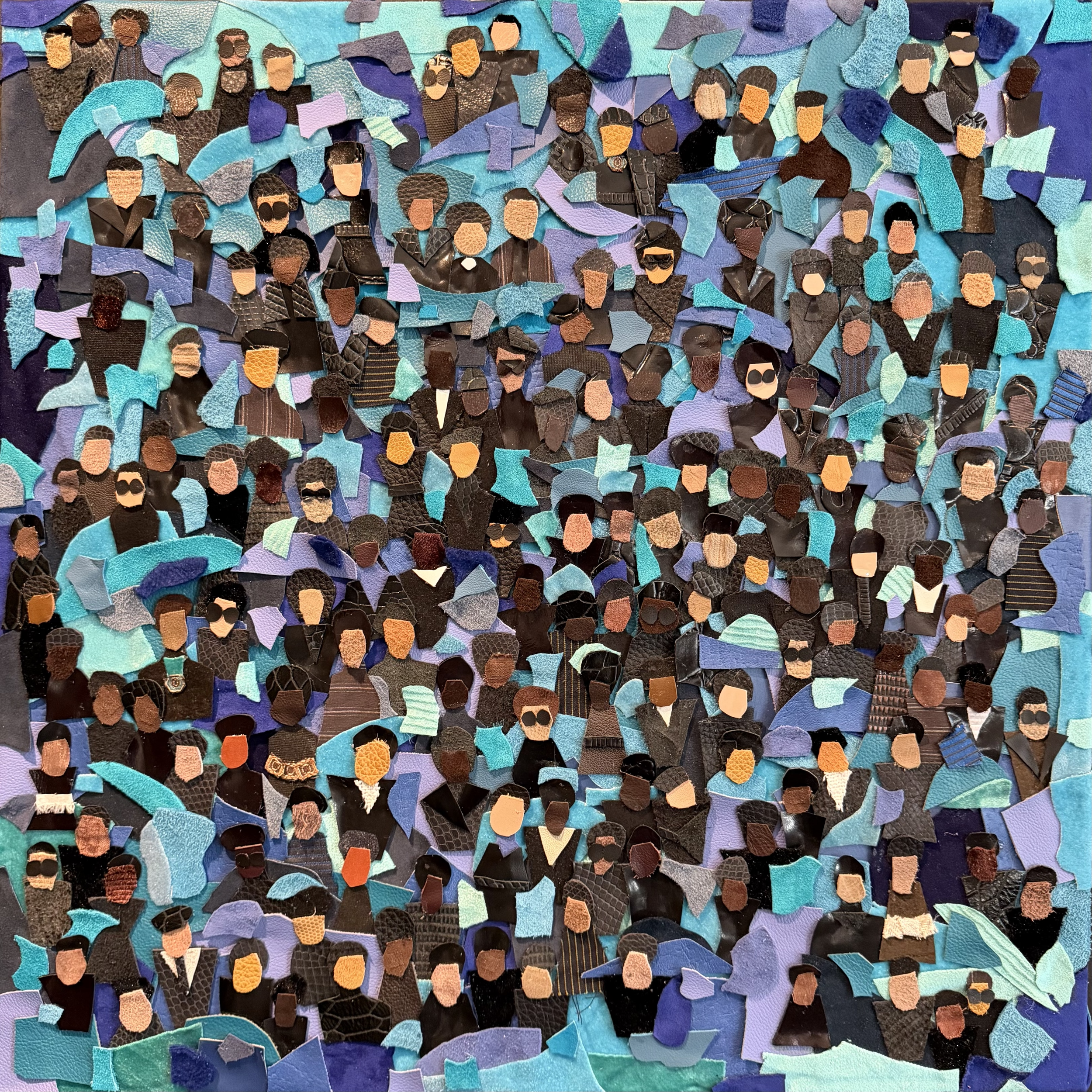 The Biggest Threat To U.S. Security, 2025
Mixed Media Materials on Canvas
24in x 24in 
3,000 USD
* Currently On View until December 31st at Andaz Hotel - West Hollywood, CA