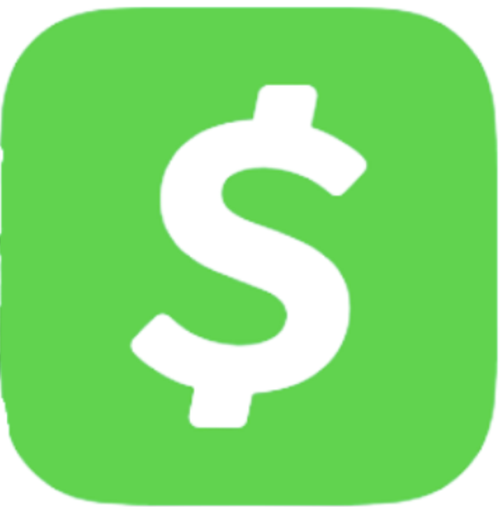 Green app icon with a white dollar sign in the center.