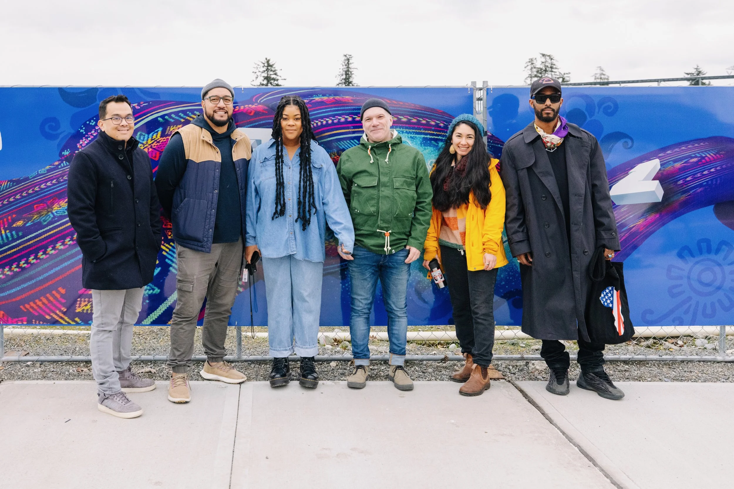 Tiffany, Sai, Harold, Neon and fellow artists