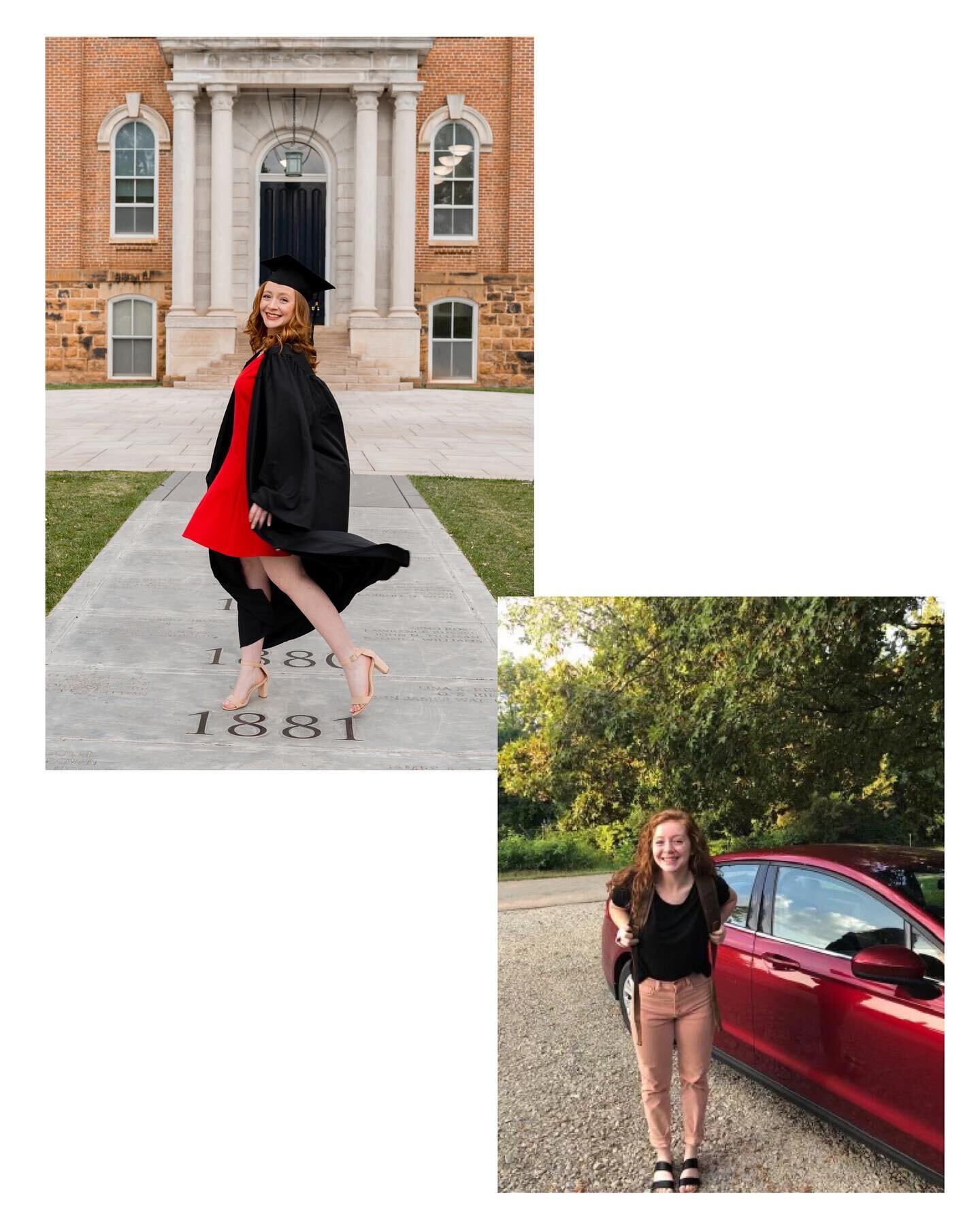 As the semester winds down we wanted to take time to recognize our three seniors! Congratulations on this new chapter of life callans, Gracie and Alyson! 

✨Scroll to see their photos from freshman to senior year!✨