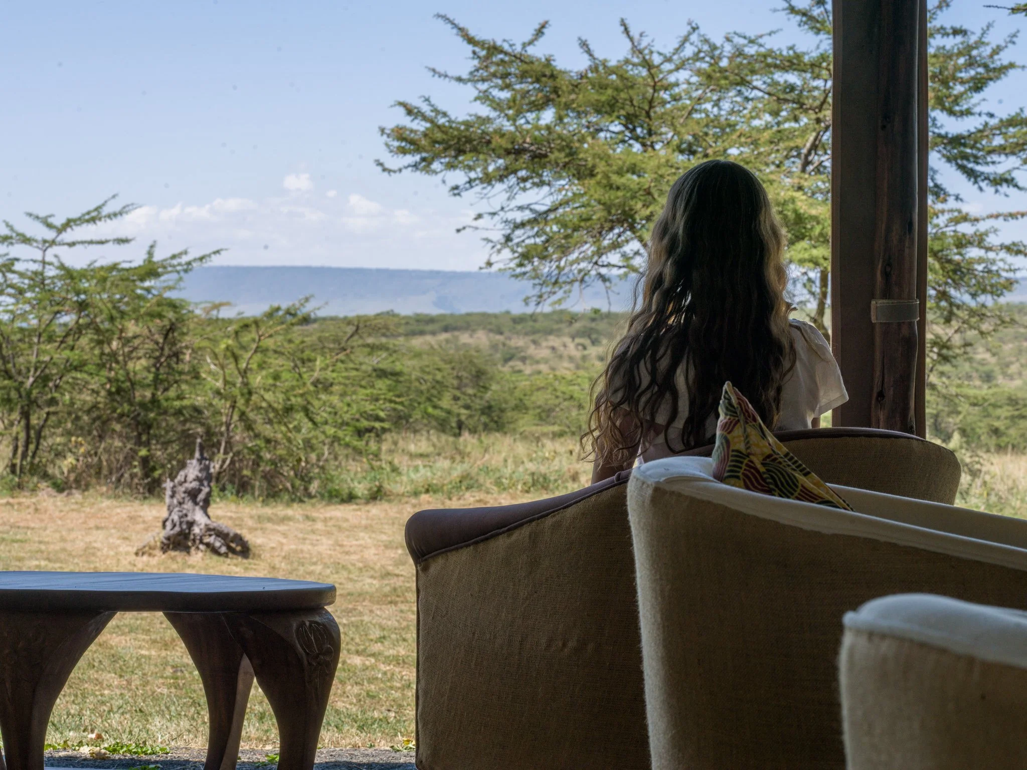 Camp life - View from lounge