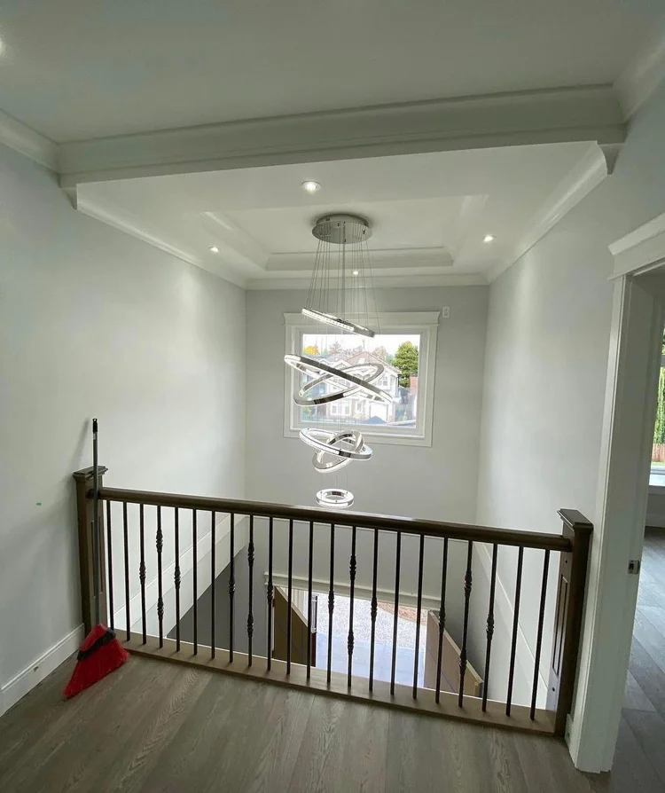 Chandelier of Recently Completed Home