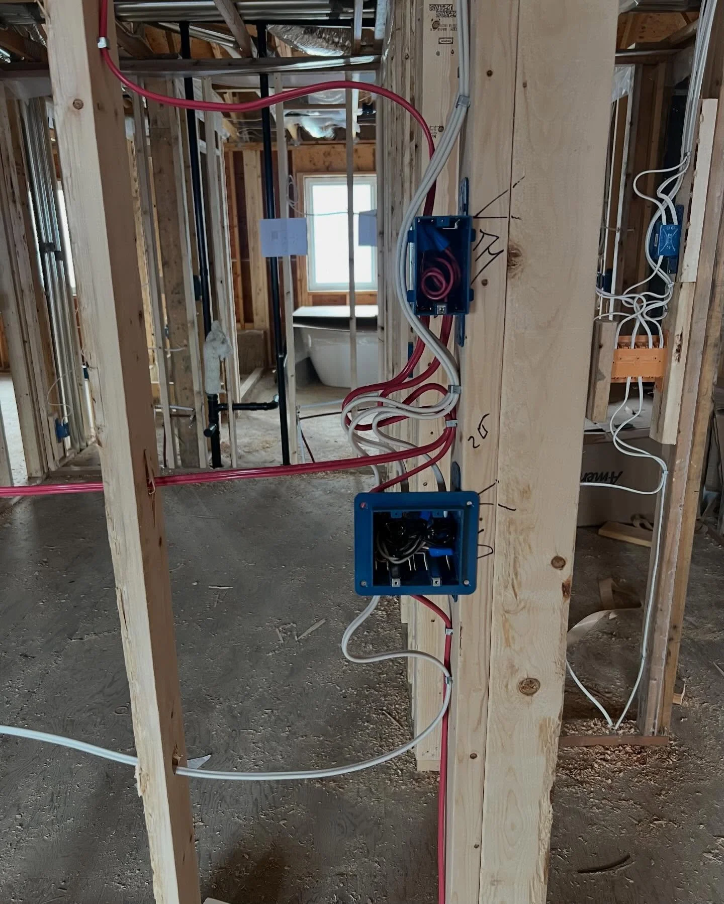 Recently completed rough-in located in Langley BC. Contact us for your next project. #lowermainlandelectrician #vancouverelectrician
#surreyelectrician #deltaelectrician #burnabyelectrician