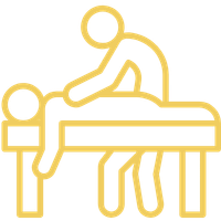 yellow chiropractor graphic