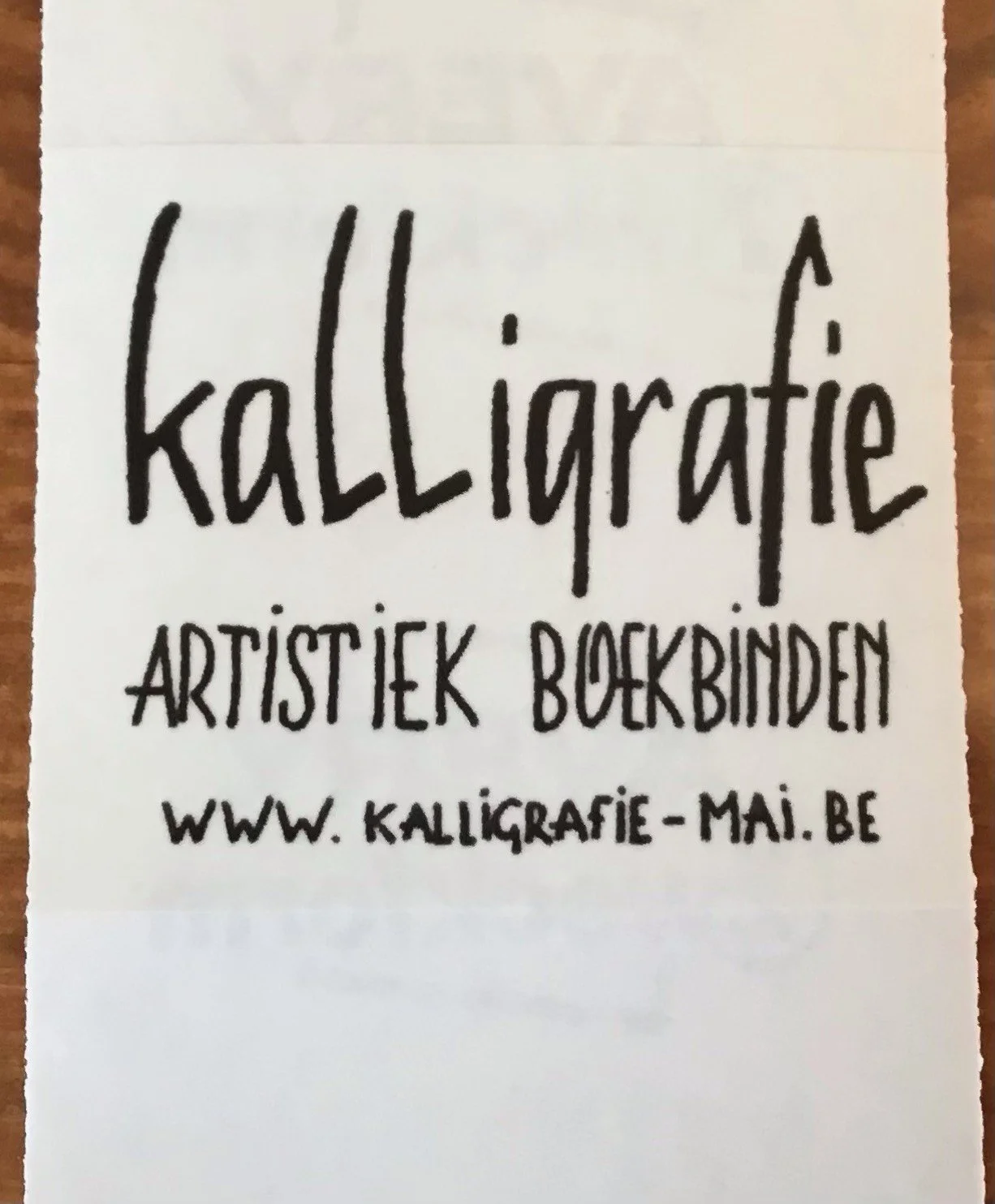 Mai Segers Kalligrafie