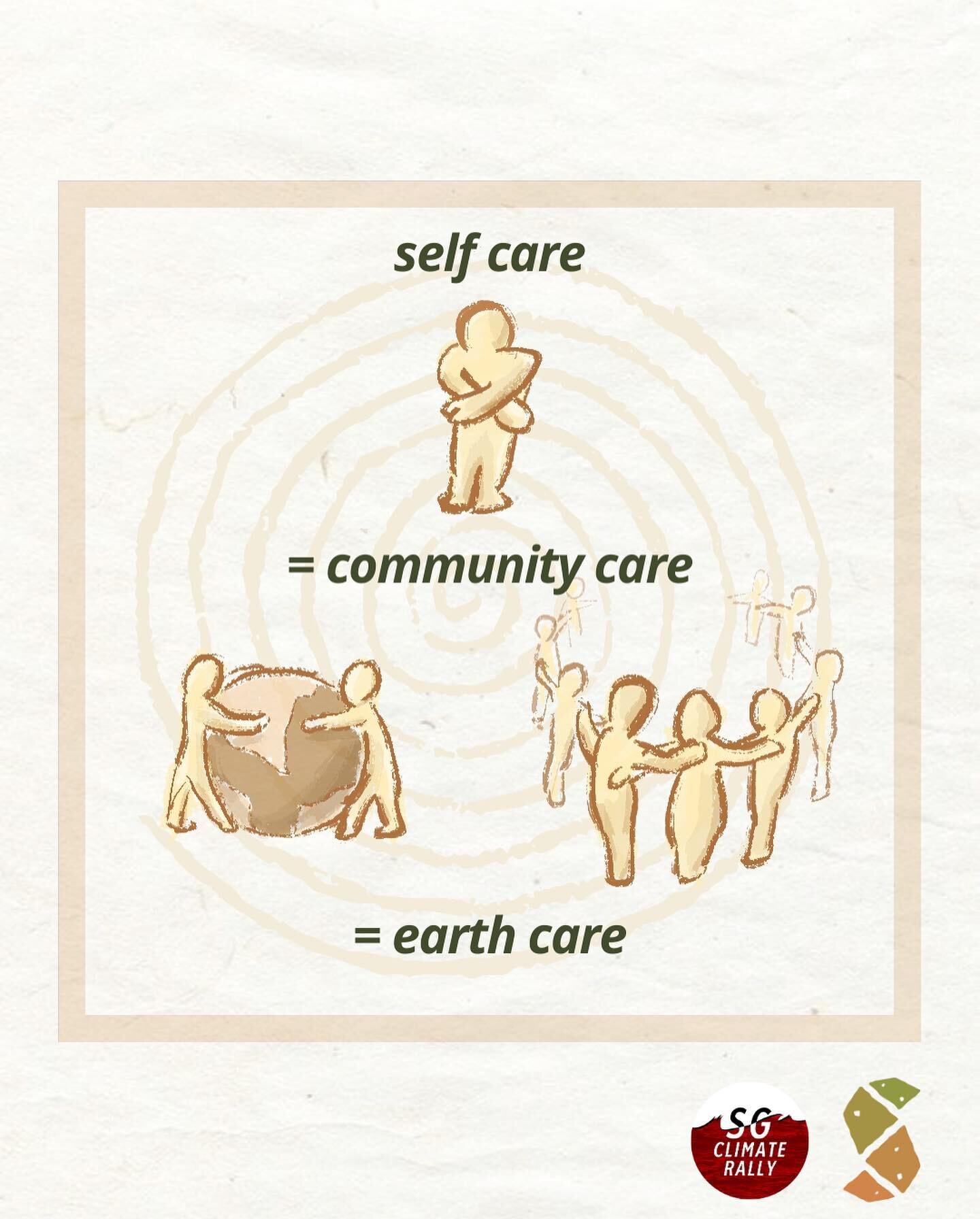Today, as we celebrate Earth Day 🌏 and Hari Raya Puasa, we would like to affirm the importance of care for ourselves, our communities, and our earth. Taking care of each other means sustaining our movements for the long run and preventing burnout so