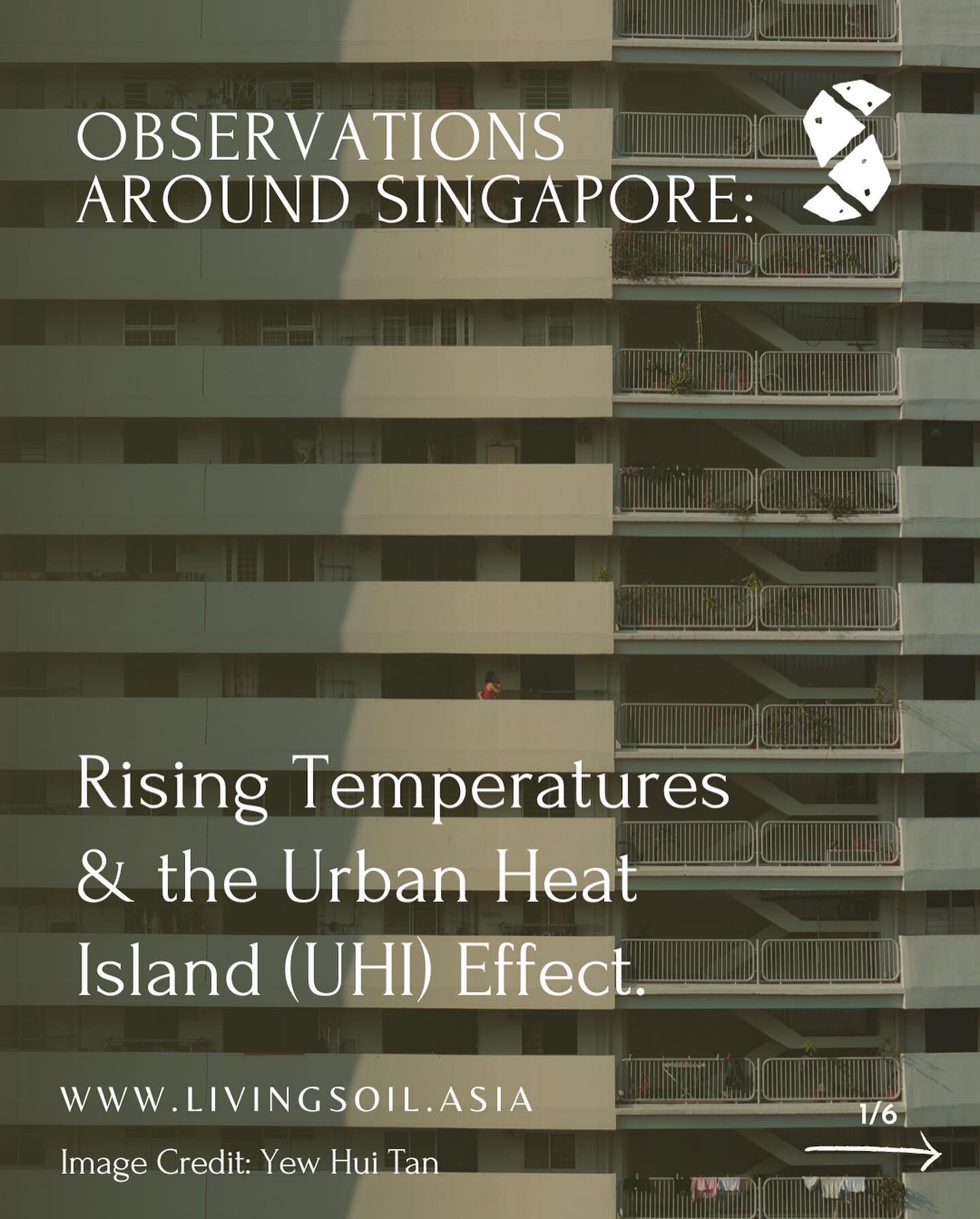 From sweaty bodies to sticky faces, it&rsquo;s safe to say that we all feel the heat in Singapore way more intensely than in previous years. 🥵 

With the construction of more concrete buildings, concrete pathways, concrete planter boxes etc, we are 