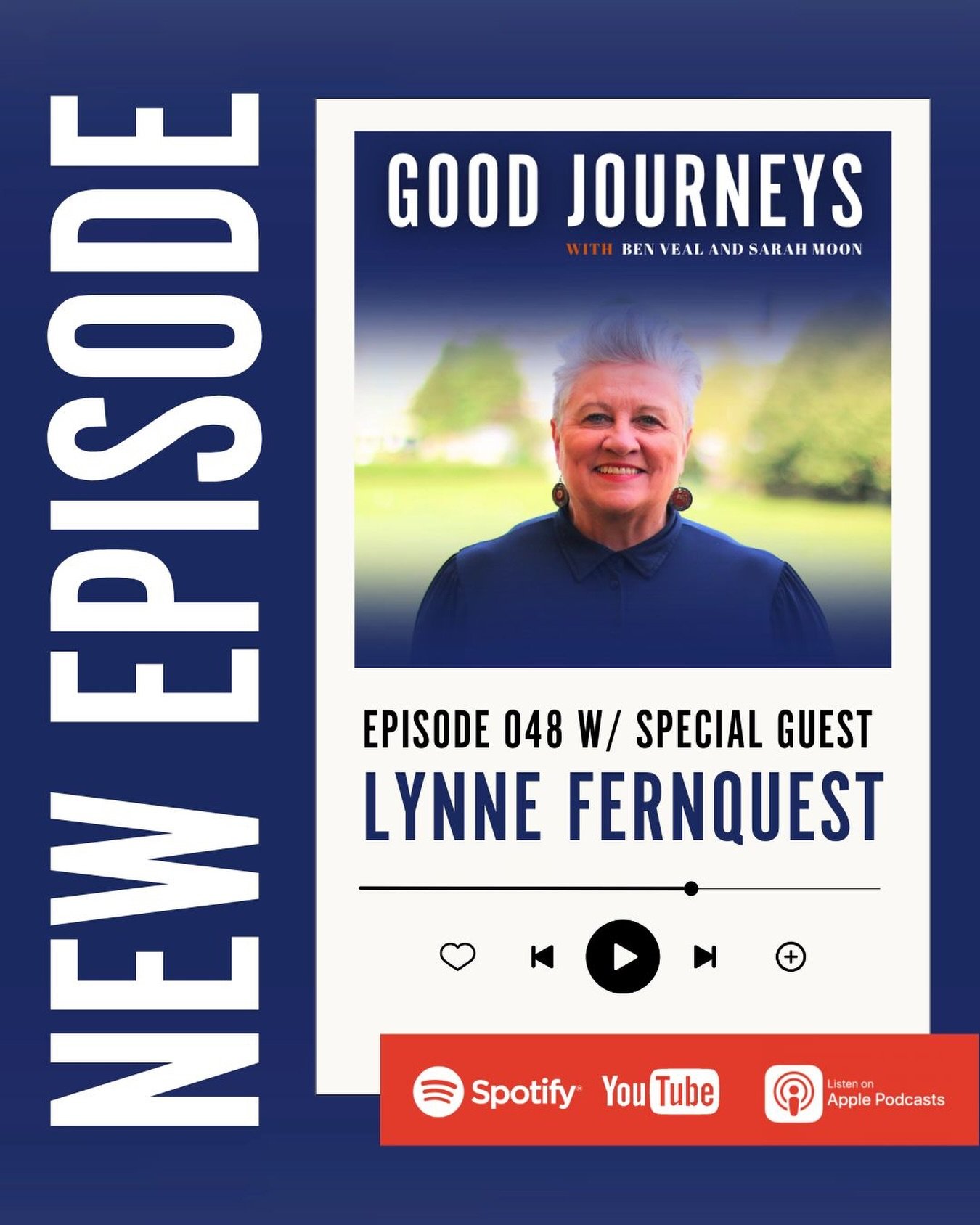 🎙 The first episode of our new season of Good Journeys is now live!

🎧 Watch the episode 048 on You Tube - (link in bio 🔗)

We&rsquo;re delighted to kick things off with a really inspiring conversation with hosts Ben Veal &amp; Sarah Moon in conve