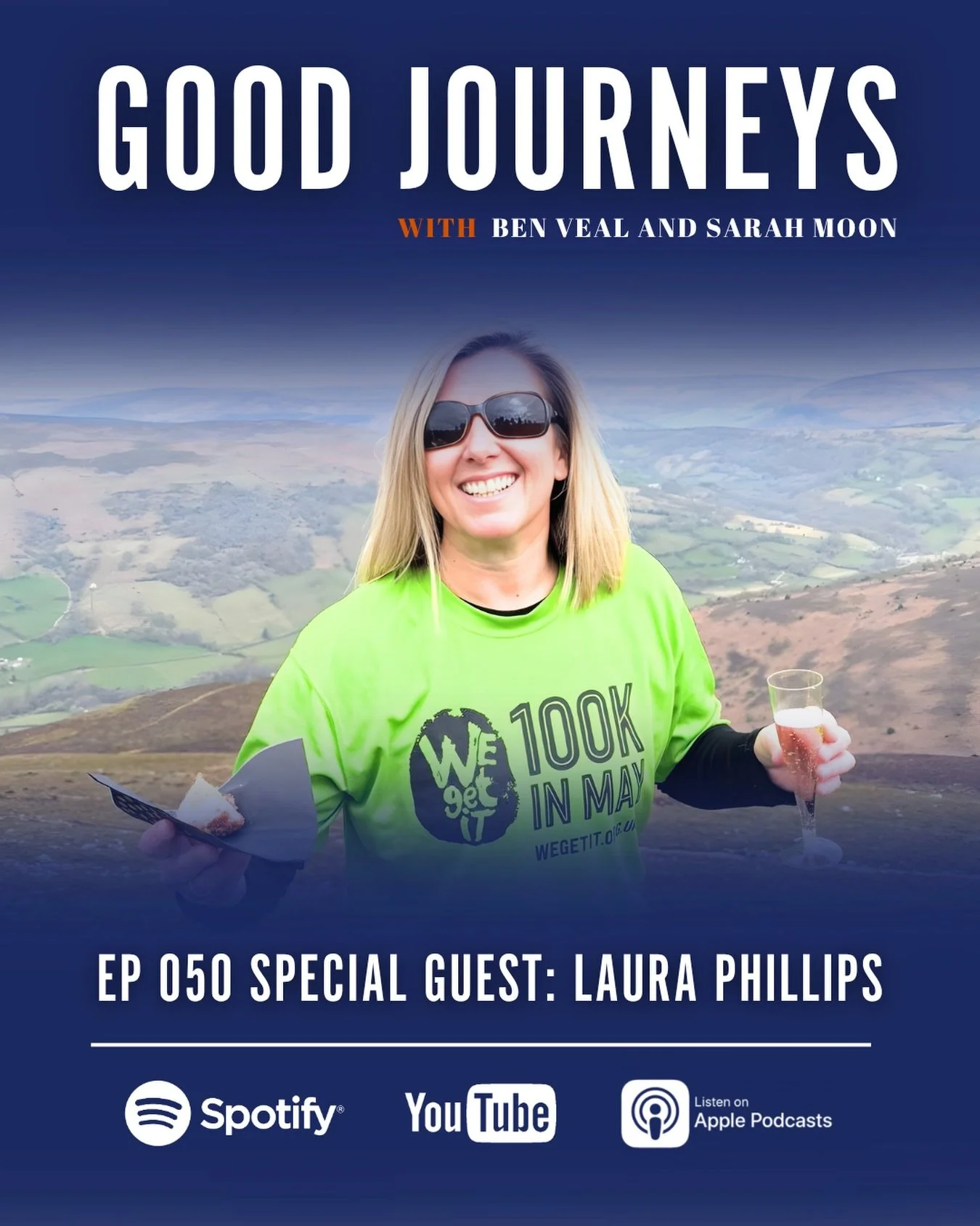 Get ready for one incredibly powerful and honest conversation next week on Good Journeys with @benvealwrites and @sarah_moon as we welcome our next guest, @life_of_lauraphillips.

Laura Phillips is the founder of @wegetittogether a cancer community b