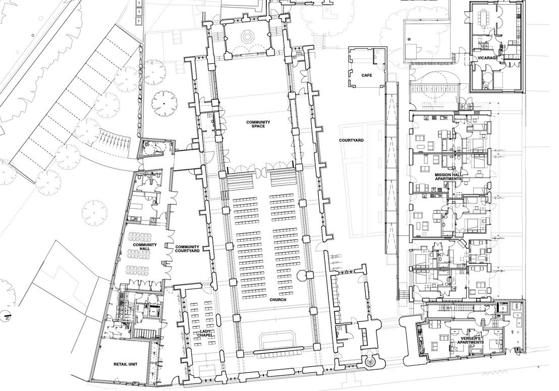 Architect's plans for the redevelopment