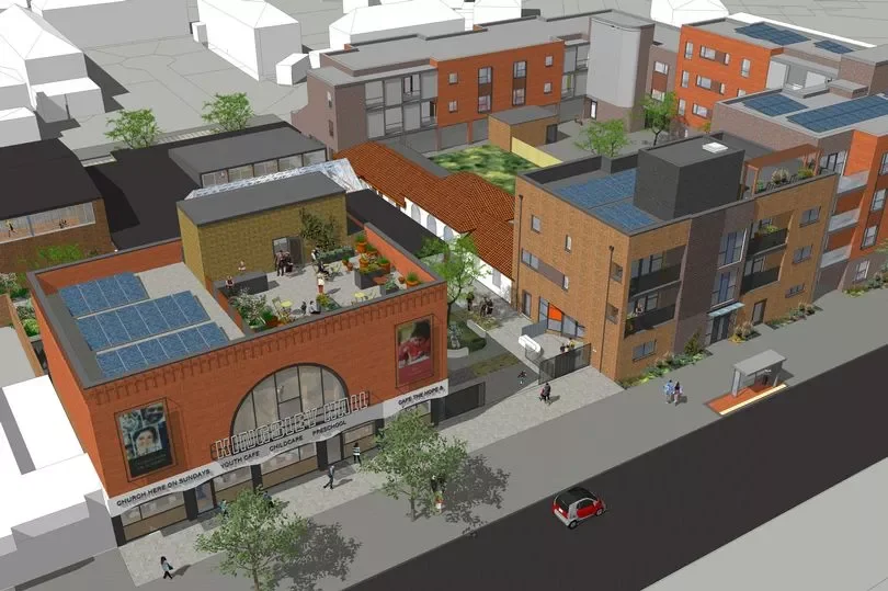 Architect's 3D drawings for the site (Phases 1-3)