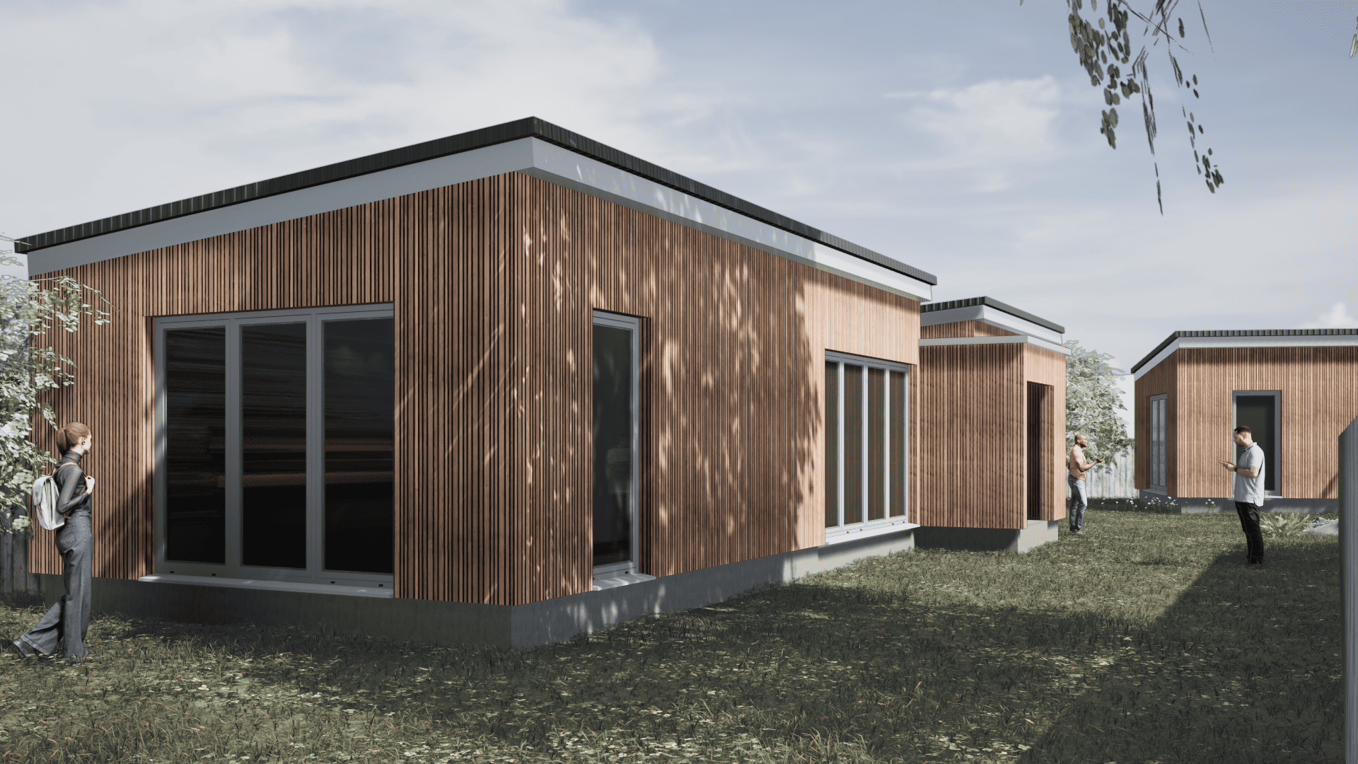 Architect's design of new housing