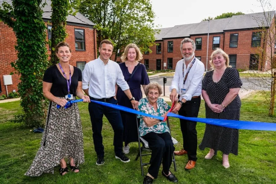 The ribbon was cut by the widow of Ron Pilkington, after whom the scheme was named