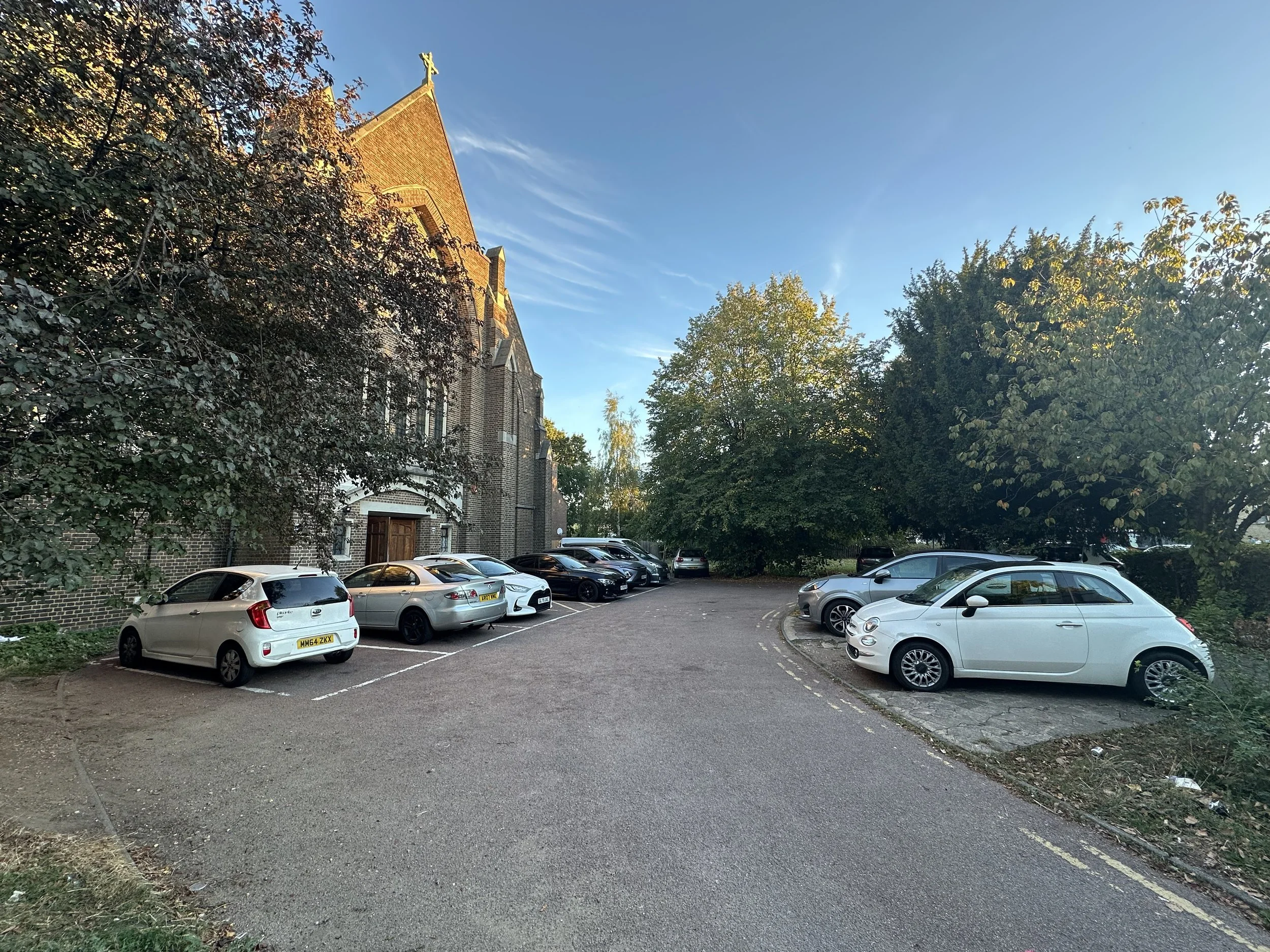 Car park and approach to the church will be remodelled