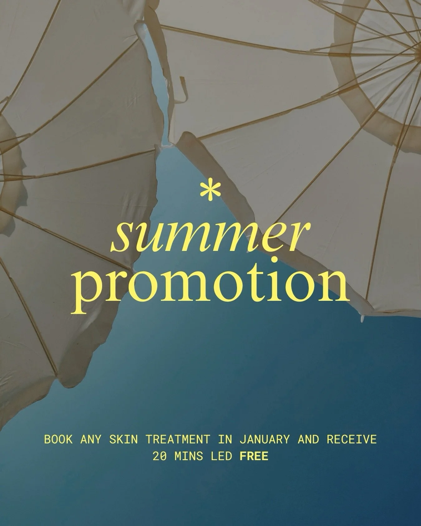 LED speeds up healing, boosts collagen, improves skin tone &amp; calms redness and irritation
Book your treatment today &amp; receive a FREE LED add on 
Normally $50