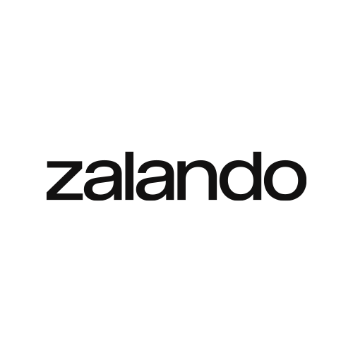 Logo de Zalando avec un message promotionnel