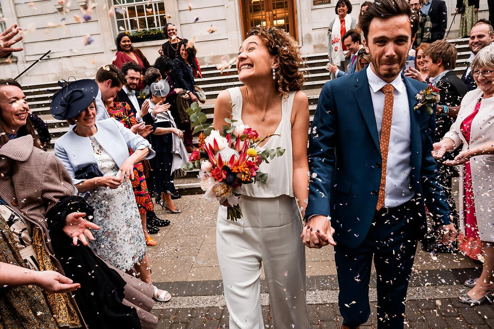 Jane & John's Hackney Registry Office Wedding + LARDO