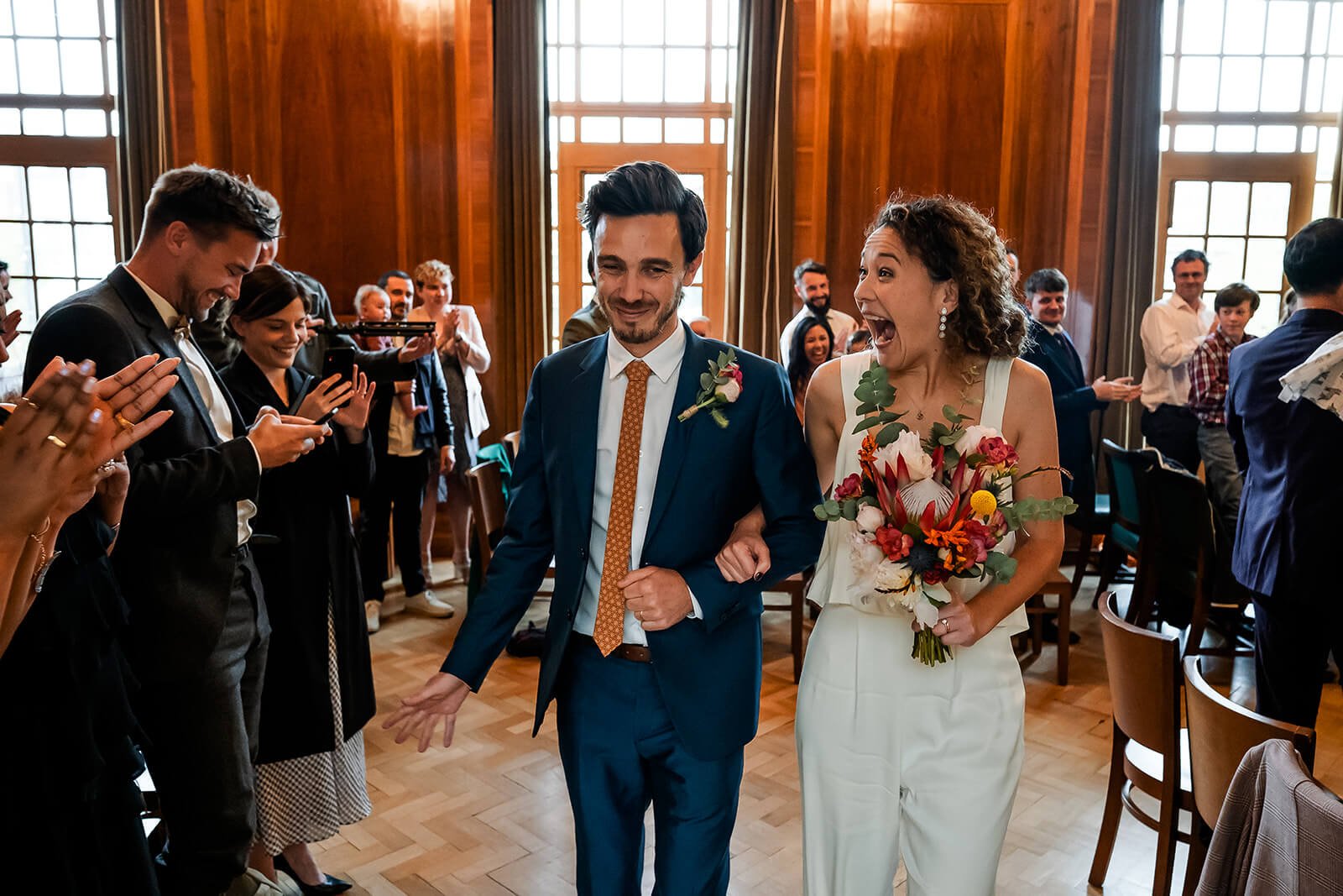 Jane & John's Hackney Registry Office Wedding + LARDO