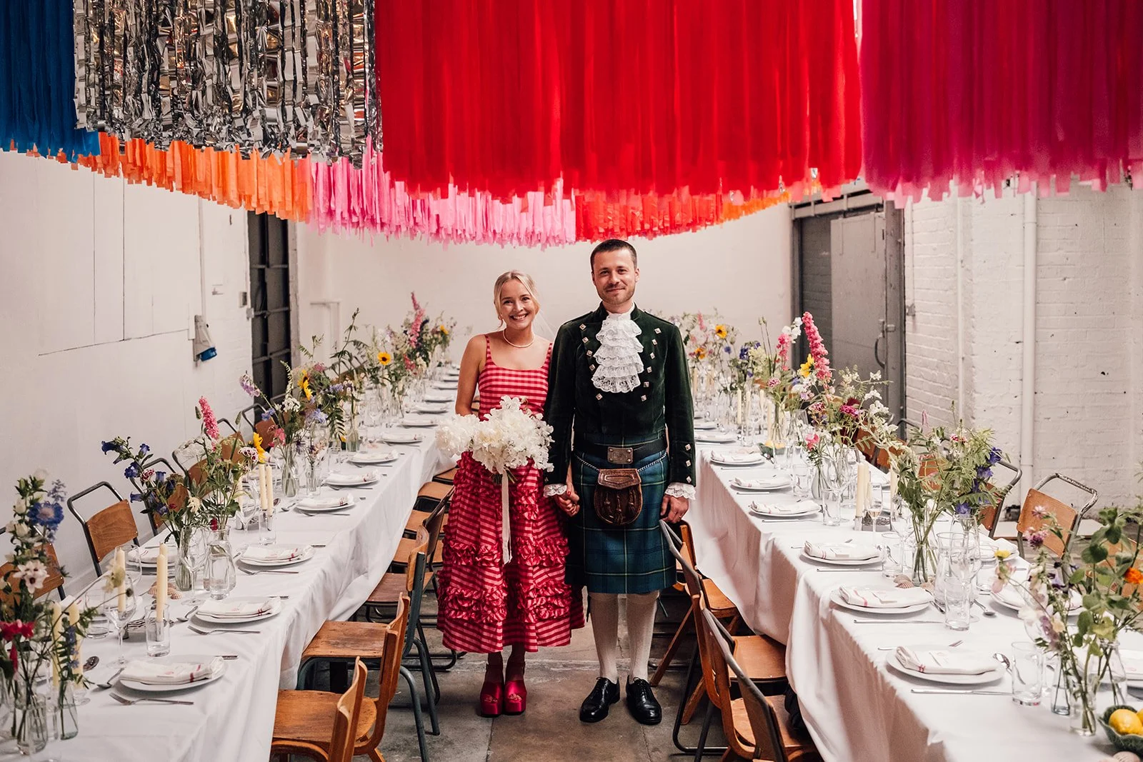 wedding photography at MKII wedding venue in East London