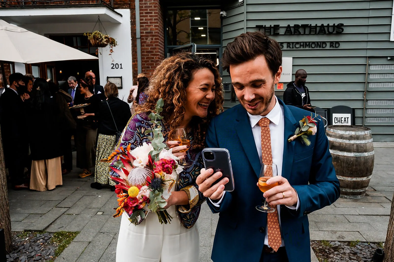 Jane & John's Hackney Registry Office Wedding + LARDO