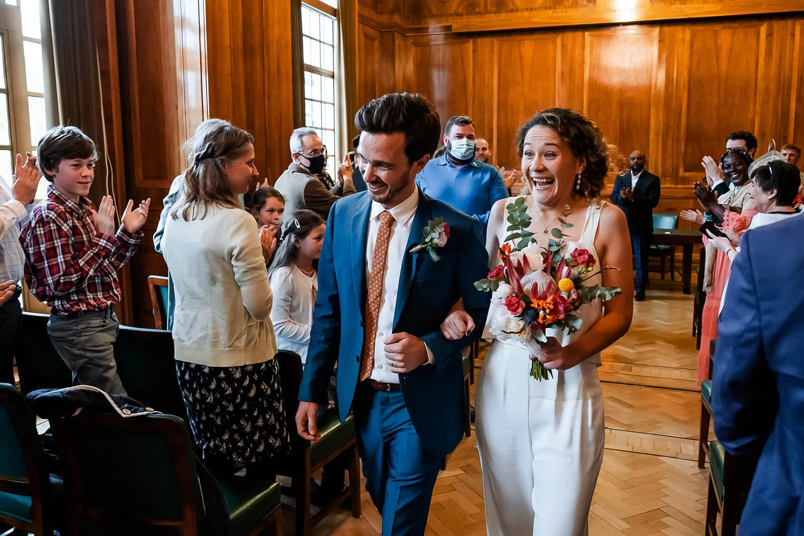 Jane & John's Hackney Registry Office Wedding + LARDO
