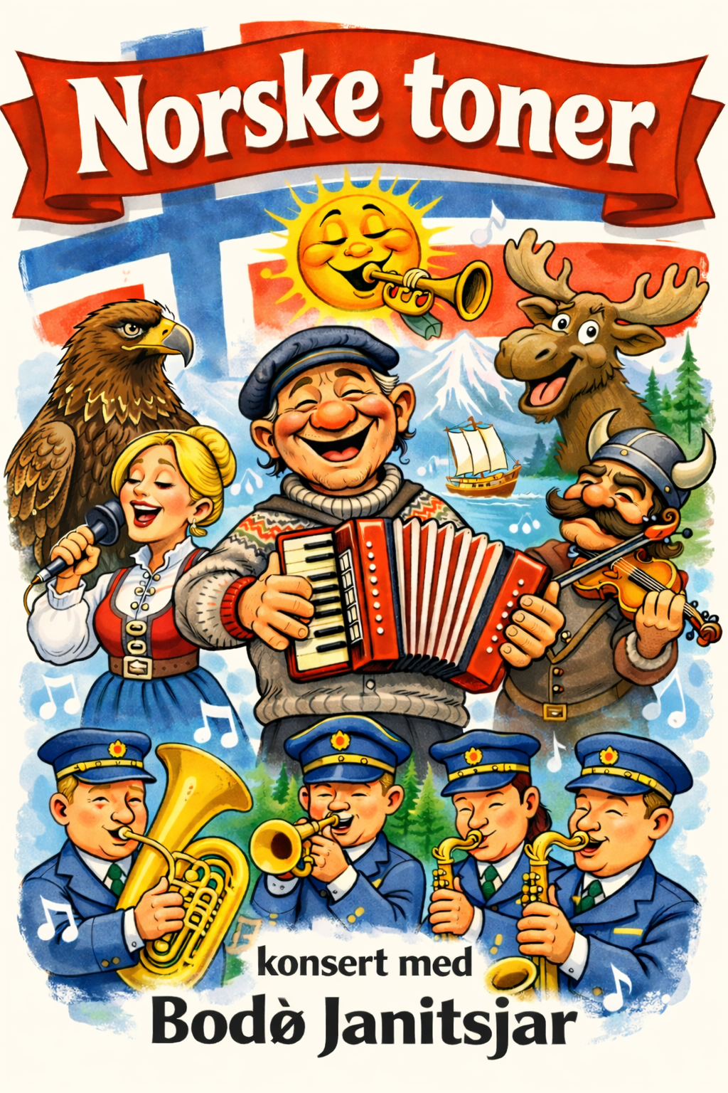 Vårkonsert - Norske Toner av Bodø Janitsjar