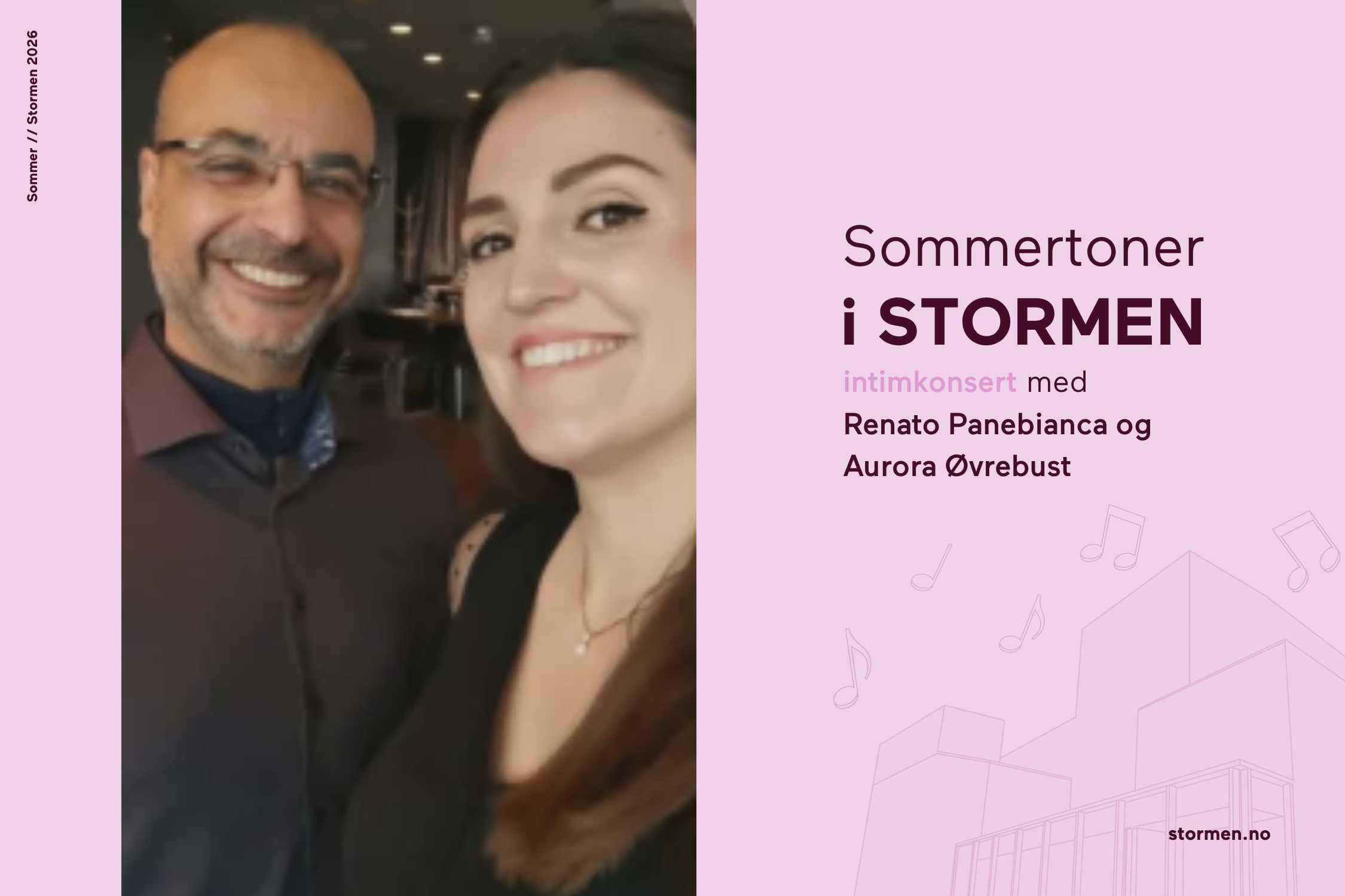 Sommertoner i Stormen: Renato Panebianca og Aurora Øvrebust
