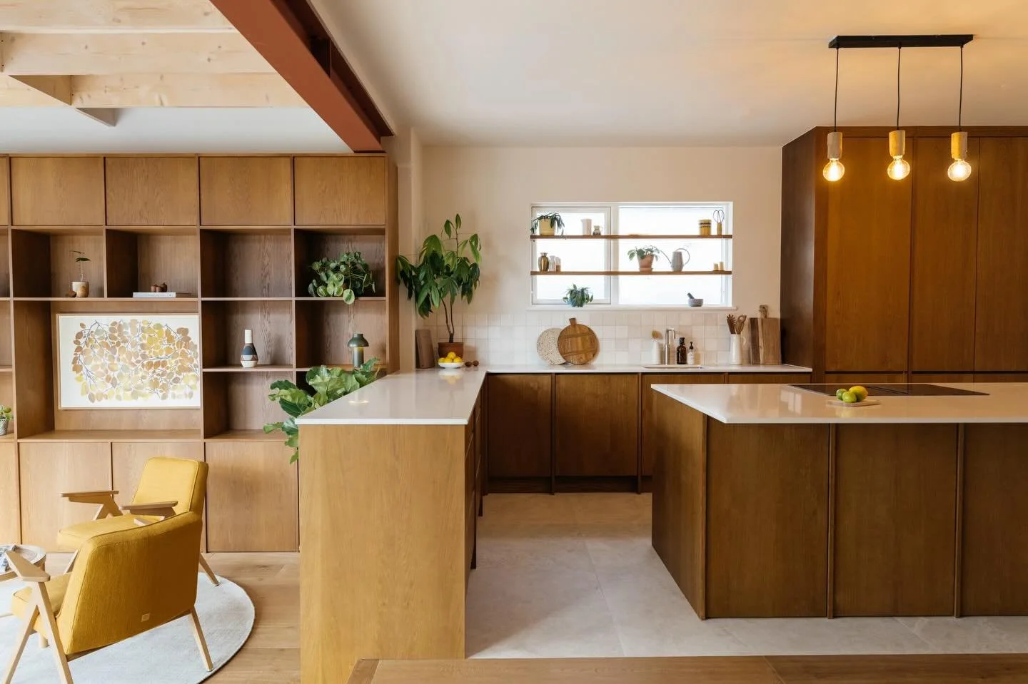 In the thick of designing bespoke joinery for open-plan spaces at the moment.
Throwing it back to this 60s bungalow renovation, where the kitchen and living room were designed to flow as one seamless space.
Interior Design: @fabricdesign.ie 
Joinery: