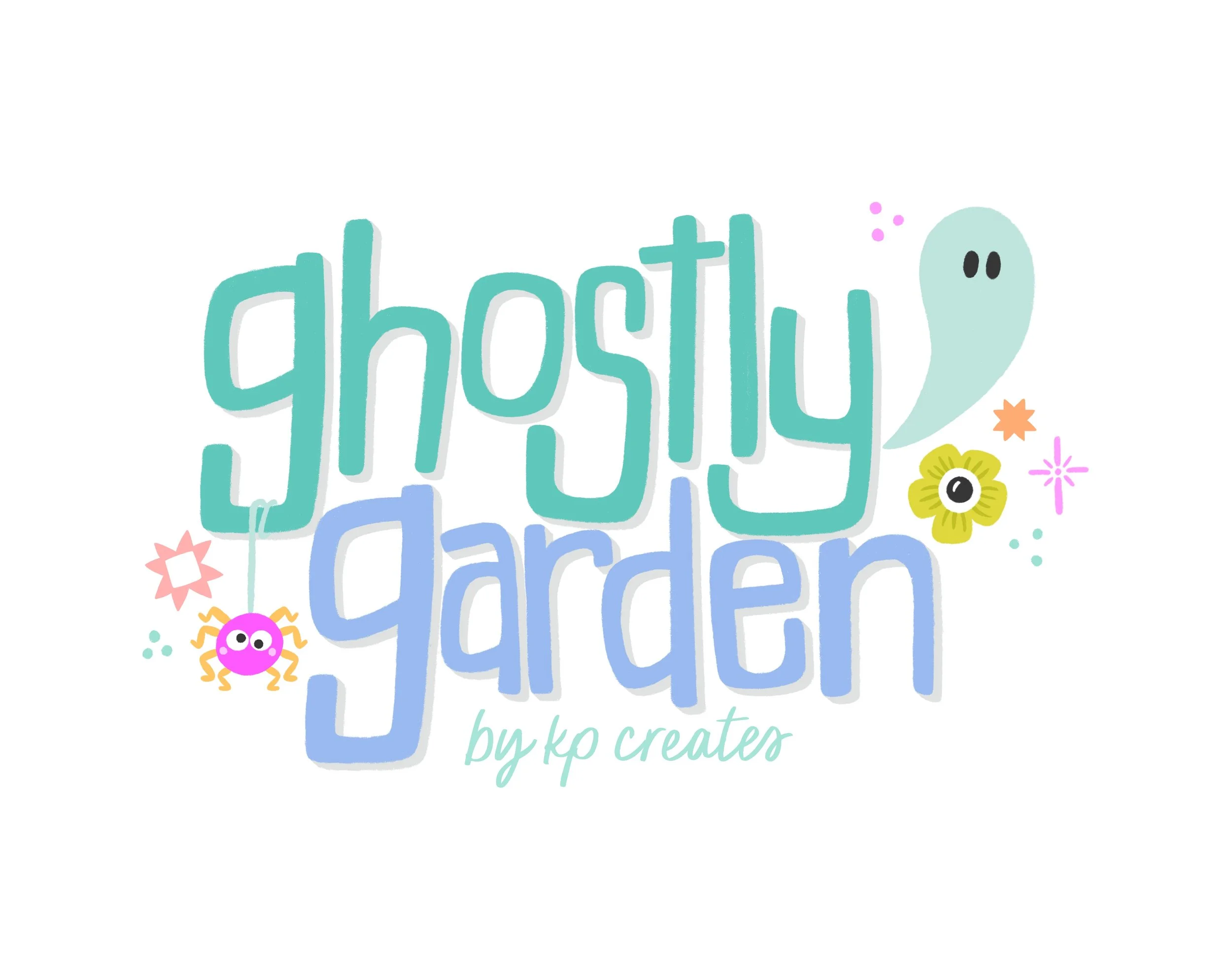 ghostly garden- my newest fabric collection