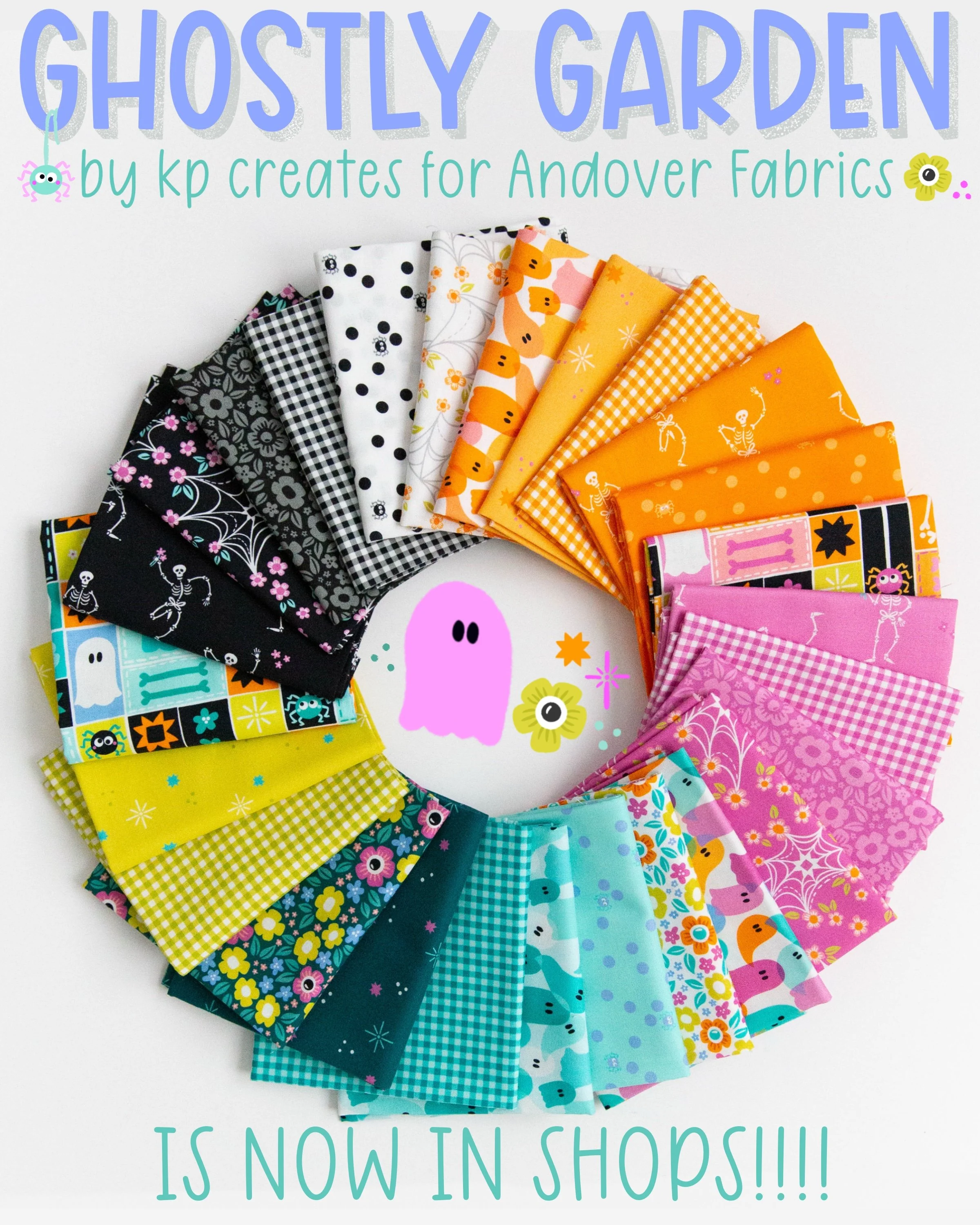 ghostly garden fabric is finally arriving in quilt shops