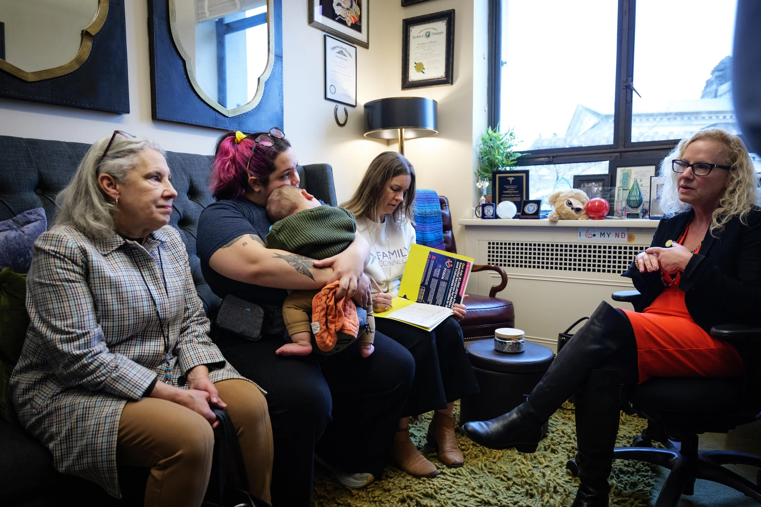 Mary Ann, Taylor, Baby Lucky, Tessa, Rep Leavitt.jpg