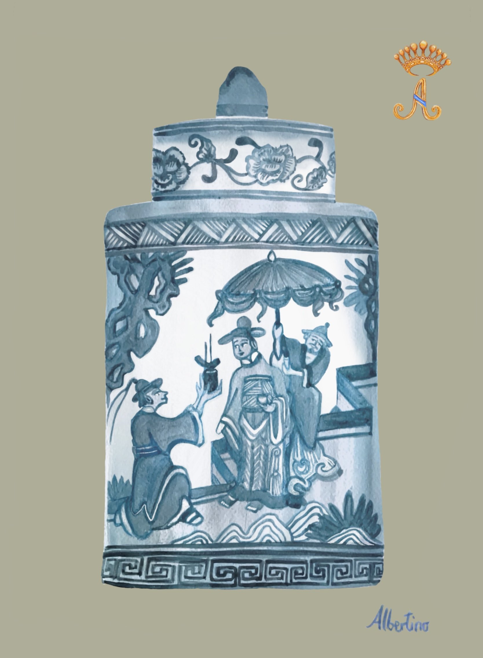 The Daoguang ginger jar.