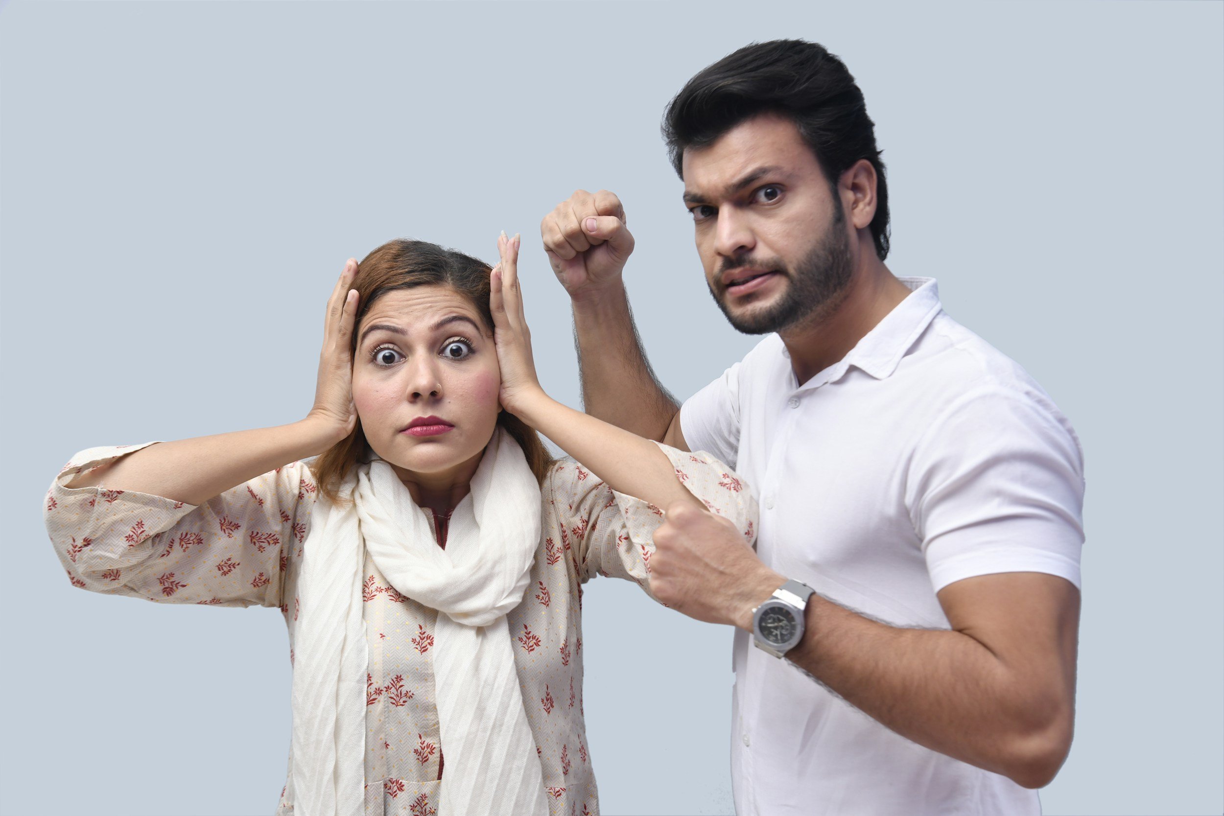 Couple arguing