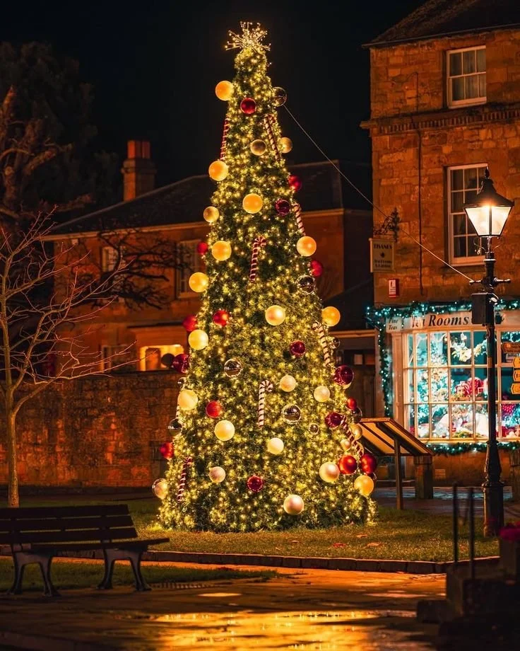 Festive food. Hidden courtyards. Fairy lights strung up between Cotswold cottages. Not yet visited Broadway Village in winter? You&rsquo;re in for a real treat. 

Wonderful photos of the Broadway Christmas lights by @dom.pilling seen on @cotswolds_cu