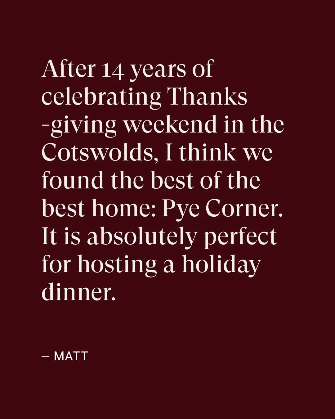 Thrilled to hear our guests enjoyed their stay! Sharing our Cotswolds gem is always a joy.
.
.
.
.
#cotswoldsstay #luxuryrental #EnglishCountryside #LuxuryFamilyTravel #broadwayvillagecotswolds