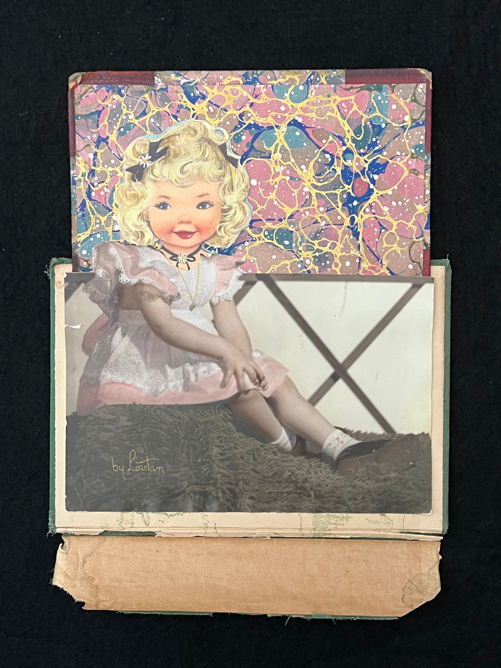 Janet Gold | Pretty Polly | 9"x10"in | Collage