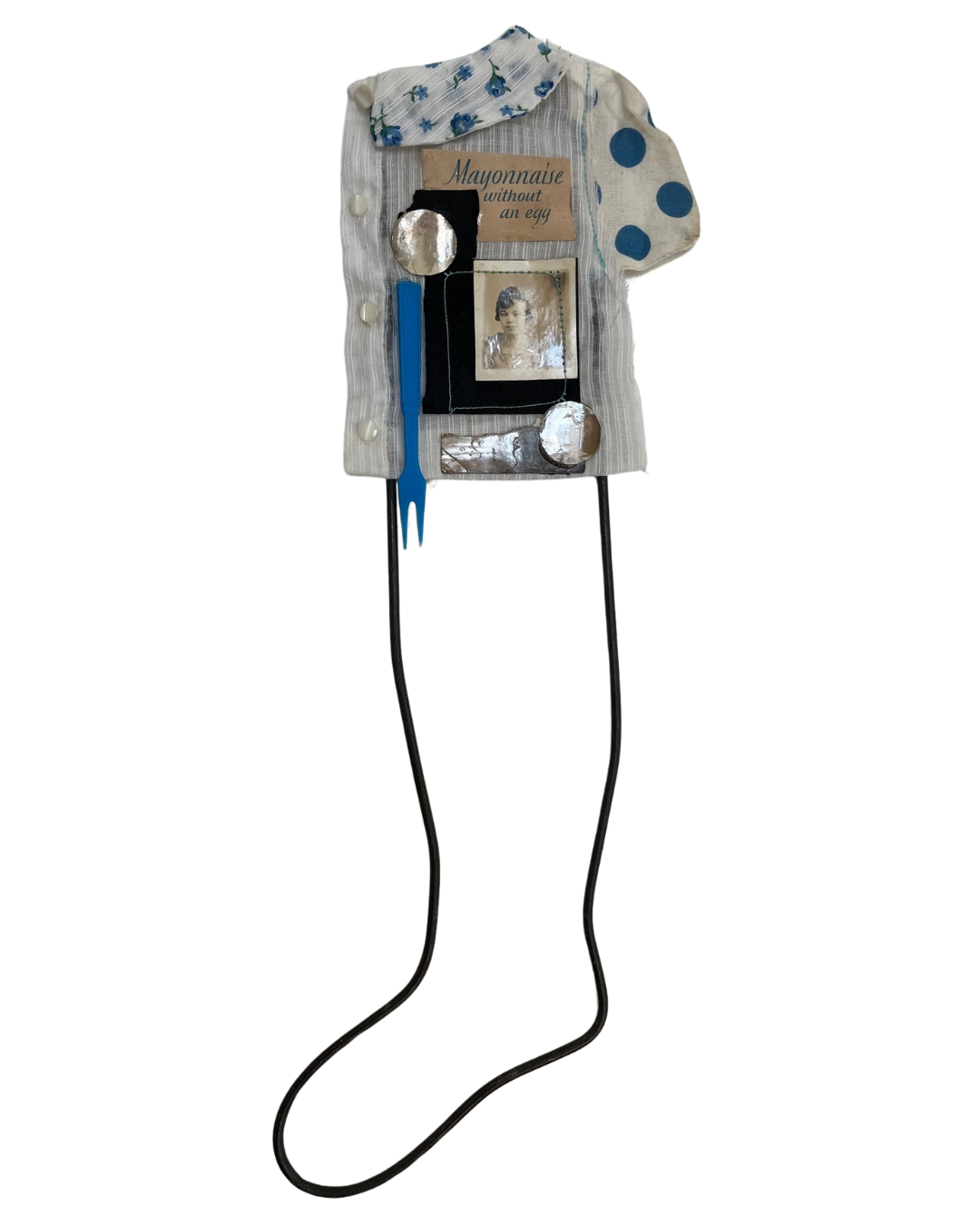 Lisa Reuben Ferguson | Sock Stretcher | 8"x18" in | Mixed Media