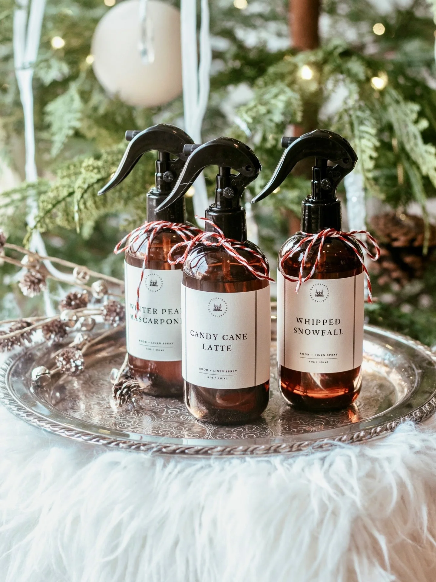 Holiday coziness bottled up ✨
Pear-kissed gourmands, creamy winter woods, and sweet peppermint latte moments&mdash;just a few of our newer seasonal room sprays that are ready to transform your space with just a few spritzes. 

Stop in store or shop o