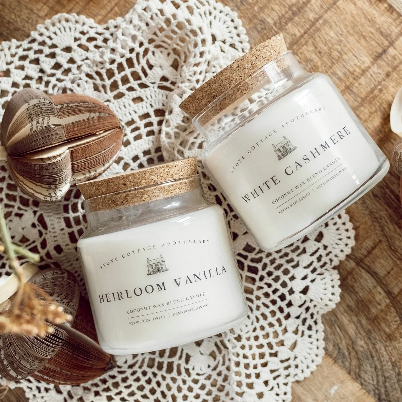 Two of my go-to scents for gifting 🤍
Heirloom Vanilla + White Cashmere are cozy in the truest sense &mdash; soft and comforting no matter the season.

They&rsquo;re the kind of candles that feel just as right in January as they do in July, which is 