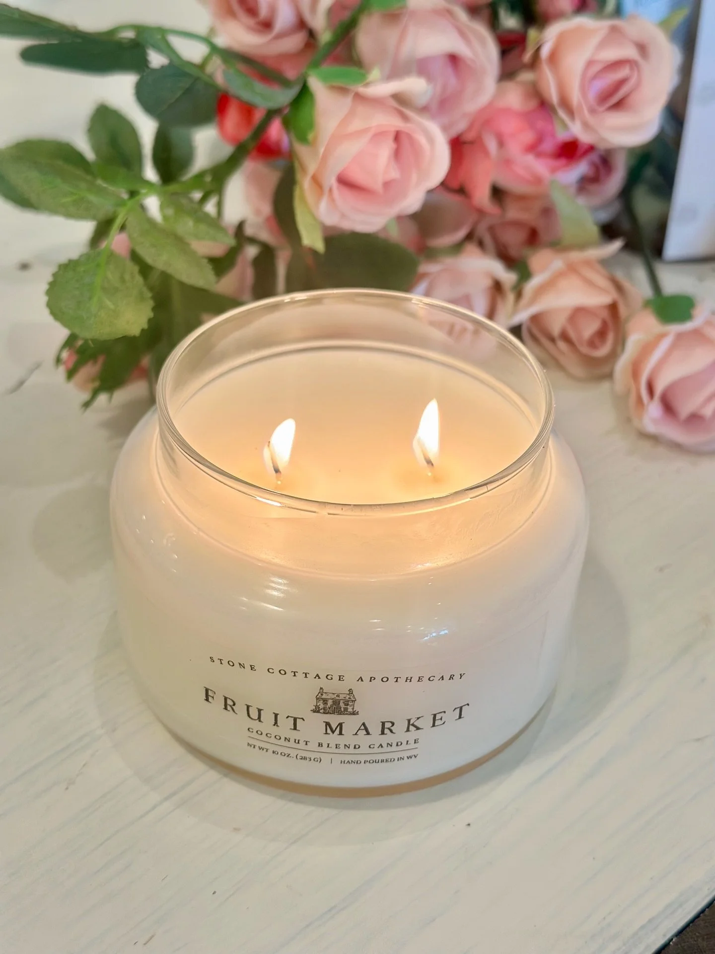 Have you smelled this new scent in store yet? 🍊🍋🍉

Fruit Market captures the feeling of wandering a sunlit coastal fruit stand just off the Italian shoreline, where wooden crates overflow with freshly picked apples and honeyed pears, their skins s