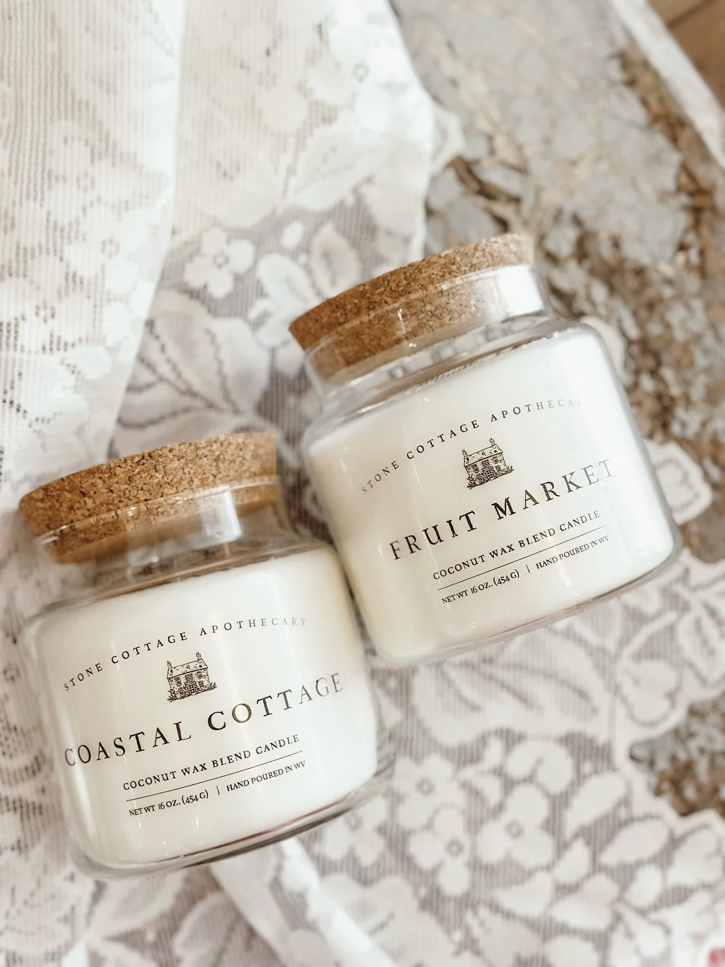 Just restocked the shelves with two of our newest scents ✨
Fruit Market and Coastal Cottage &mdash; fresh, sunlit, and already becoming favorites in the shop.
Come smell them while they&rsquo;re still fully stocked 🤍

Open 11-5 today + always online